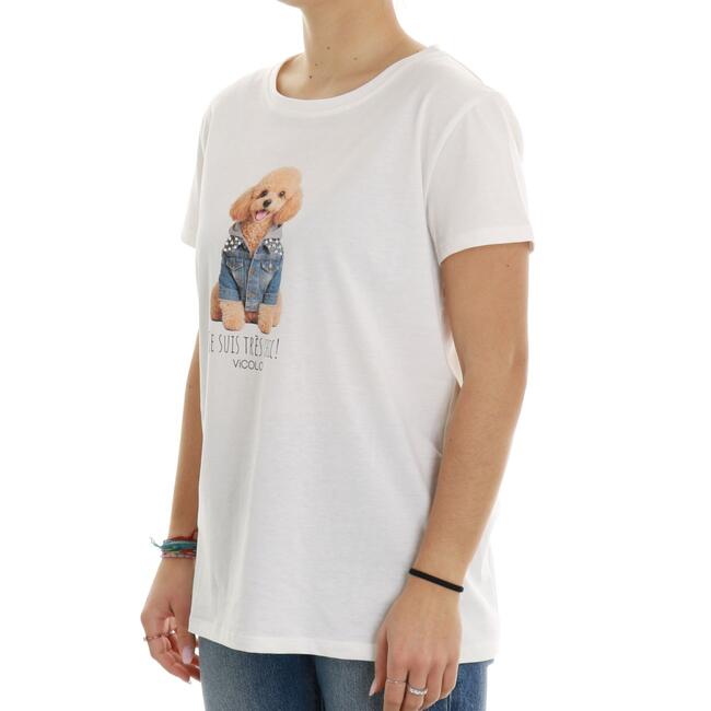T-SHIRT STAMPA DOG VICOLO - Mad Fashion | img vers.650x/